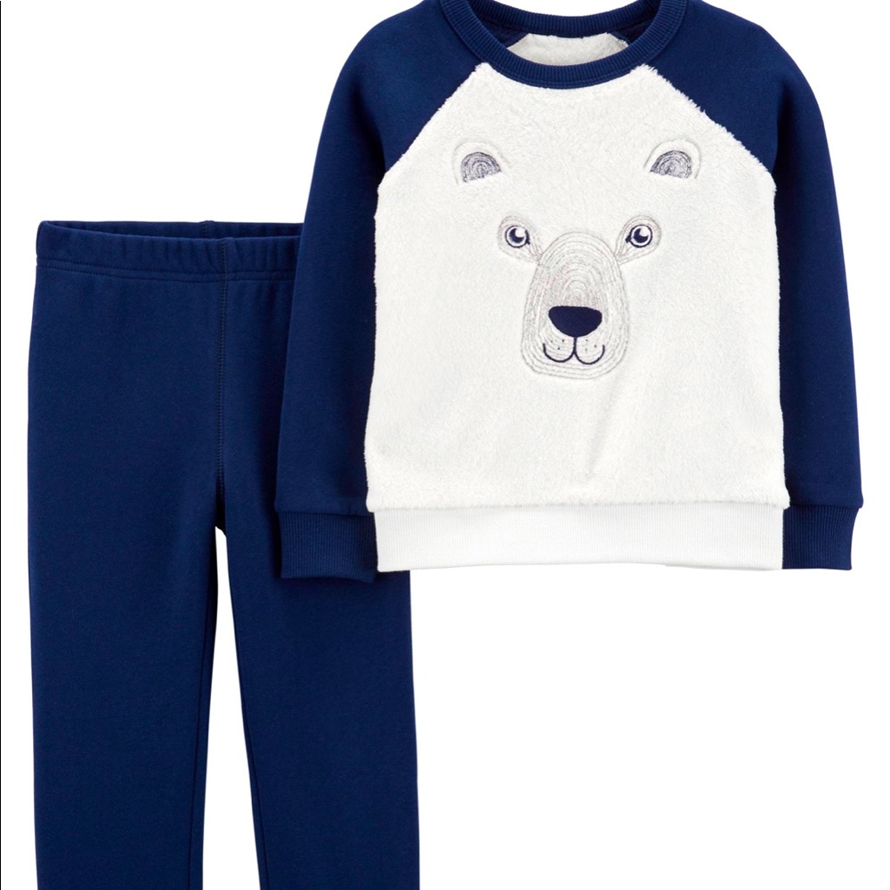 Fuzzy fleece jogger